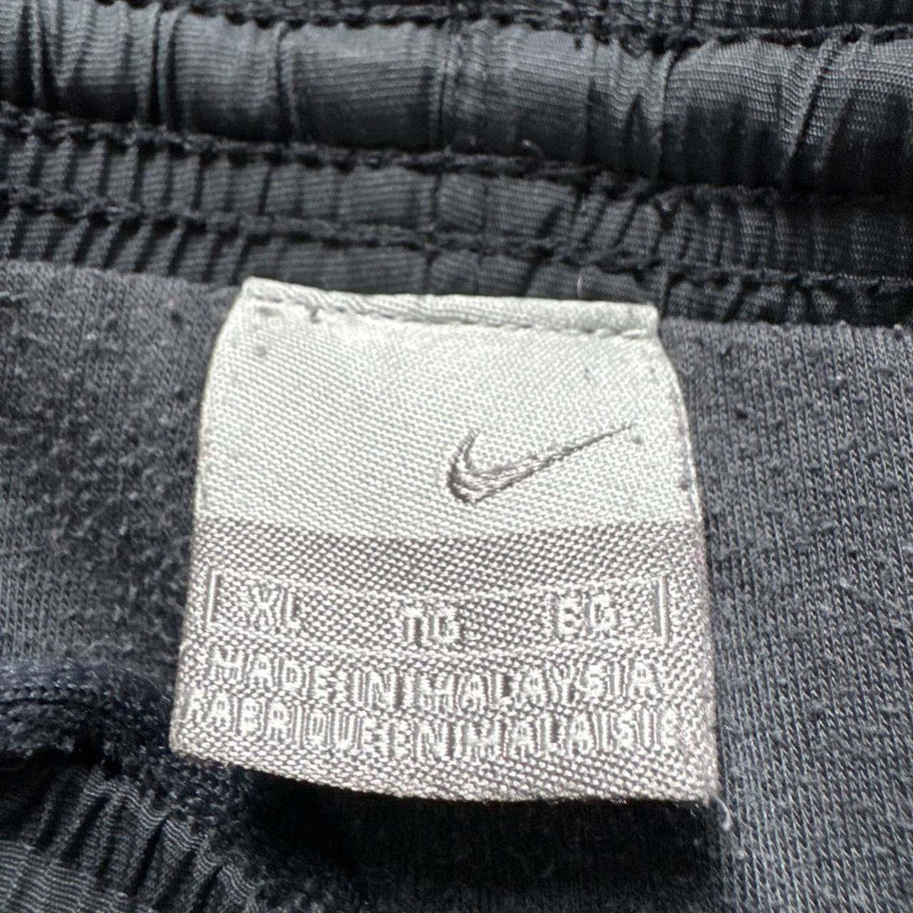 Nike Track Pants Mens XL Black Vintage Y2K Nylon Windbreaker Baggy Piping - Picture 5 of 13